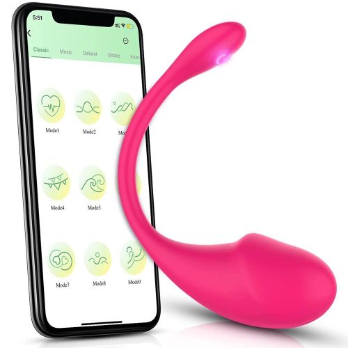 Pink Telefon Kontrollü Giyilebilir Vibratör